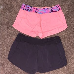 2 ivvva/ lulu lemon shorts